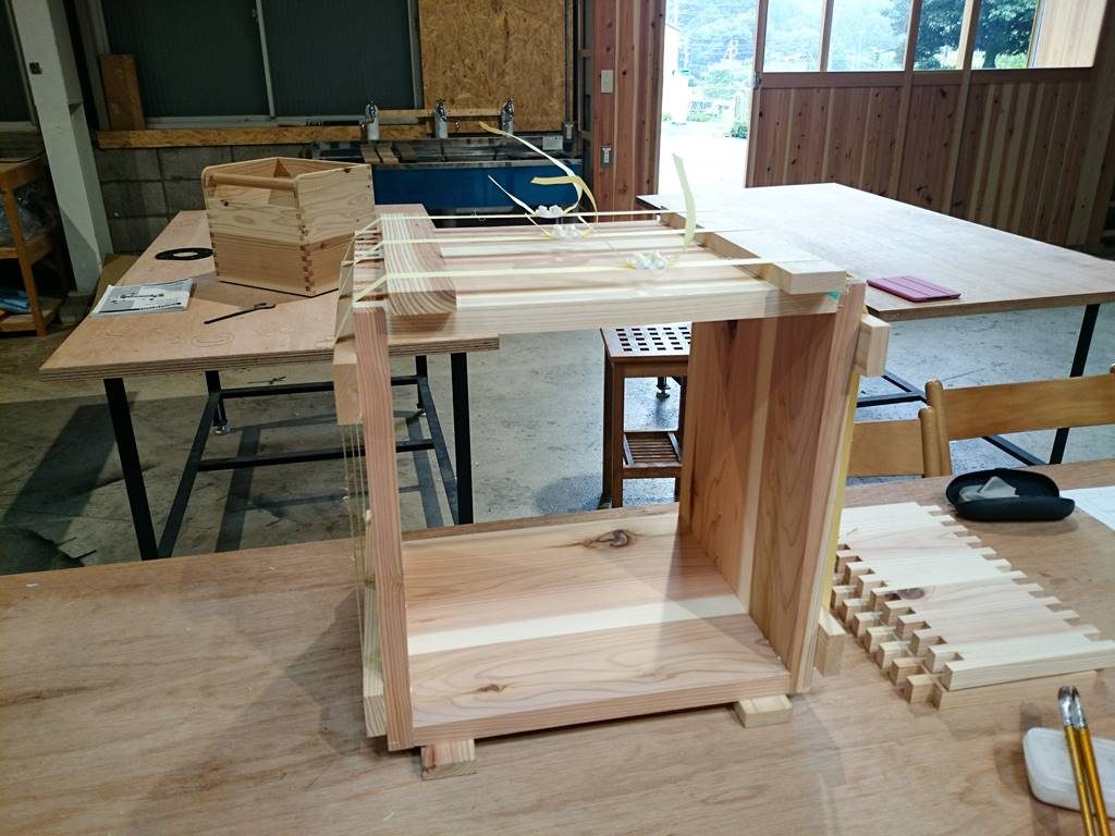 ツバキラボ　DIY　ノンレッスン　子ども家具　木組み