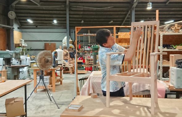 ツバキラボ　椅子　イス　DIY　木工　自作
