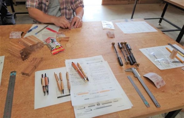 木工　木工旋盤　教室　ツバキラボ　DIY　ペンづくり　ペンターニング　木のボールペン