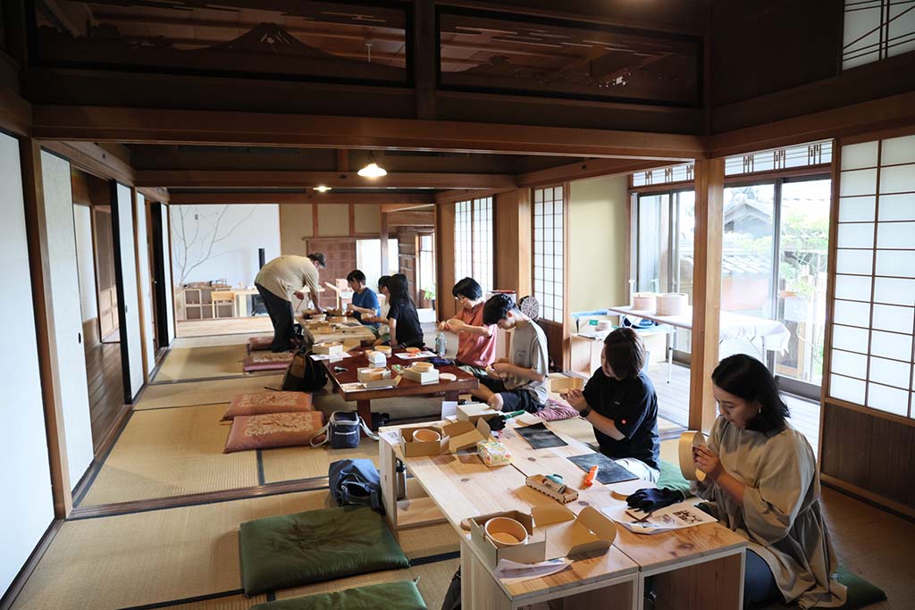IBUCAL そば皿づくり 体験 木工体験 曲物工房清水