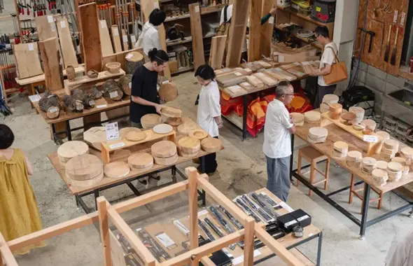 木材市 ツバキラボ 木工旋盤 端材