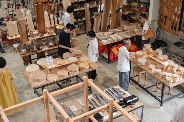 木材市 ツバキラボ 木工旋盤 端材