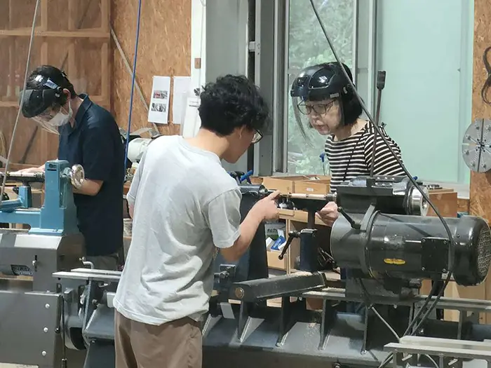 ペンターニング講習 ペンづくり 木工旋盤 ツバキラボ