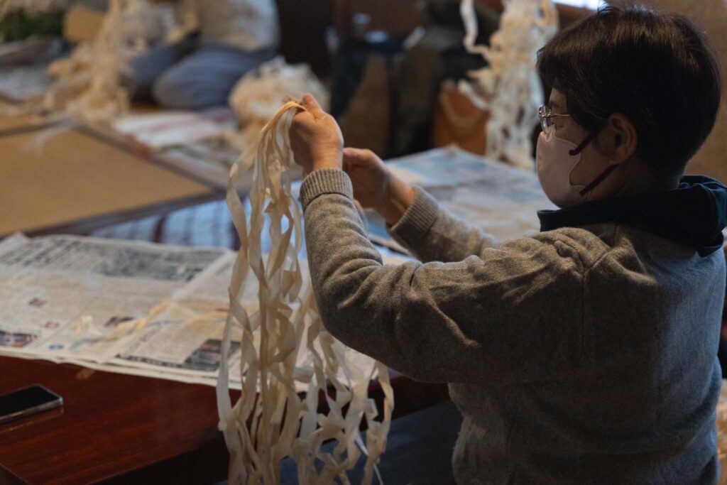 体験 IBUCAL しめ飾り 伊藤建具 kisigoto