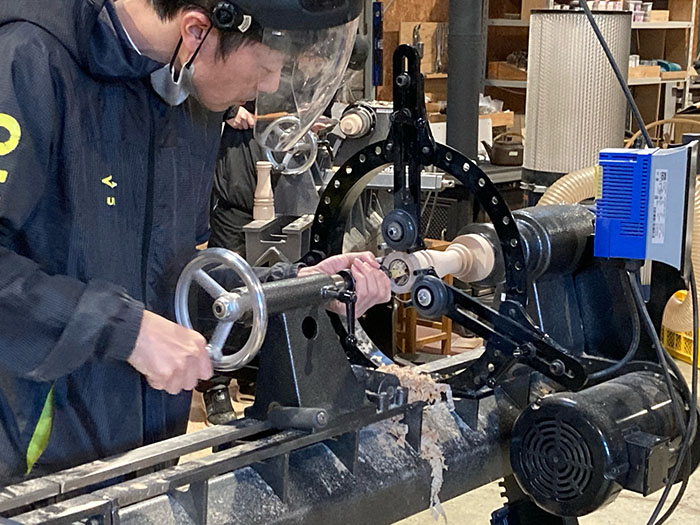 ペッパーミル 木工旋盤 ツバキラボ 木工