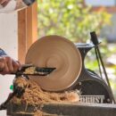 木工旋盤レッスン ツバキラボ 地域おこし協力隊